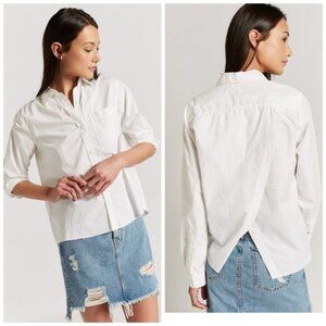 Current/Elliott White Paint Splatter Top Sz 2